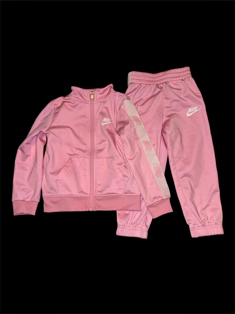 Nike Pink Girls' Track Jacket & Jogger Set